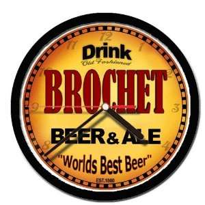  BROCHET beer and ale cerveza wall clock: Everything Else