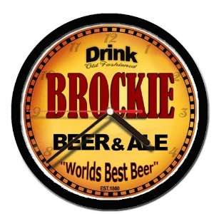  BROCKIE beer and ale cerveza wall clock: Everything Else