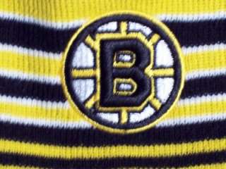 OFFICIAL LICENSED BOSTON BRUINS TWO LAYER KNIT CAP HAT  