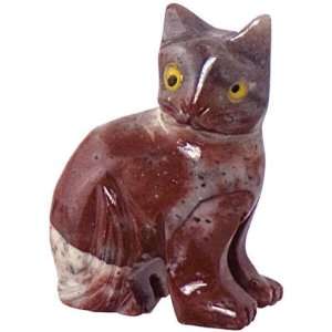  Spirit Animal Carving 1¼ inch Cat Dolomite (pack of 5 