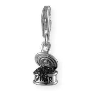  MELINA Charms clip on pendant caviar sterling silver 925 