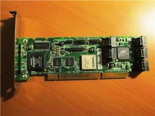 3ware 8 port PCI X RAID 9550SXU 8LP Controller Card  