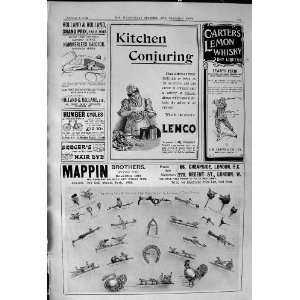 1900 Advertisement CarterS Whisky Mappin Lemco Humber Cycles Michael 