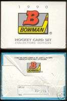 1990 91 Bowman TIFFANY Hockey Collectors Edition Set  
