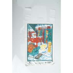   in Snow, 15 Microns, Christmas Plastic Shopping Bag, 9.5 cents/bag