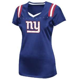 NFL New York Giants Draft Me III Short Sleeve V Neck Synthetic Tee 