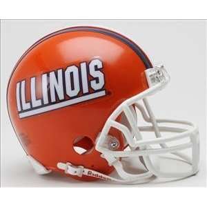  Illinois Fighting Illini NCAA Riddell Mini Helmet: Sports 