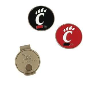  Cincinnati Bearcats NCAA Hat Clip & Ball Marker: Sports 