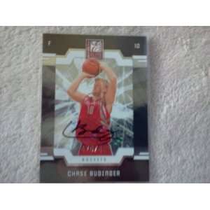  2009 10 Donruss Elite Chase Budinger Rc Autograph #199 