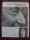 1970 Print Ad Paul Masson Brandy ~ The Secret Is Otto Meyers Nose