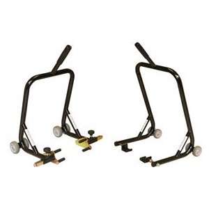   Universal Motorcycle Front Fork & Rear Swing arm Stand Kit: Automotive