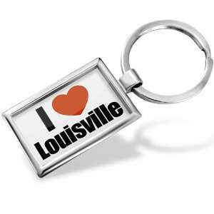 Keychain I Love Louisville region: Kentucky, United States   Hand 