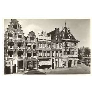 1950s Vintage Postcard Building Facades in Spaarndam   Haarlem The 