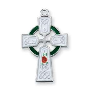  Rosary Crucifix   Bulk St Sterling Silver Medal Pendant 