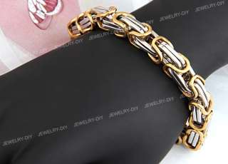 Men Stainless Steel Bracelet Bangle Chain Link 0.31 CHIC  