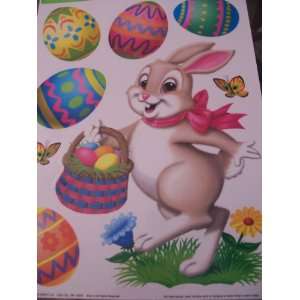  Easter Window Clings ~ Bunny Hop & Eggs: Toys & Games