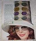 1971 advertising page   Cool Ray Polaroid Sunglasses optical PAPER 1 