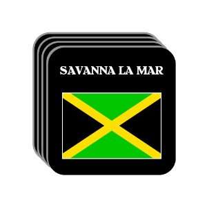  Jamaica   SAVANNA LA MAR Set of 4 Mini Mousepad Coasters 