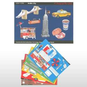  BUILD A CITY POSTCARD KID   NEW YORK CITY Toys & Games