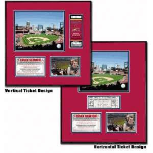 St. Louis Cardinals   Busch Stadium   Ballpark Ticket Frame:  