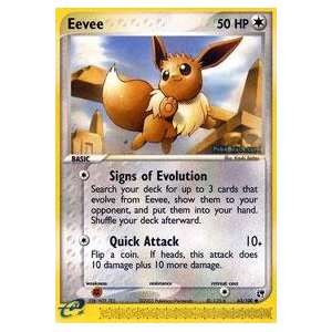  Pokemon   Eevee (63)   EX Sandstorm Toys & Games