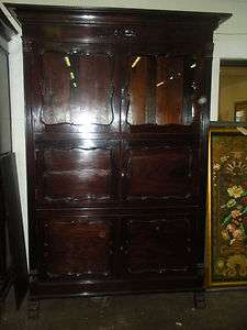 Great Rosewood British Colonial Cabinet c. 1900 1911  