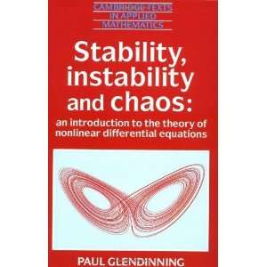  Stability, Instability and Chaos An Introduction to the 