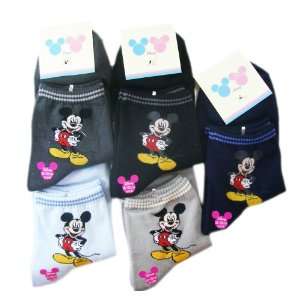   Mouse Kids socks (3 pair set) size 6 8.5   Mickey Socks Toys & Games