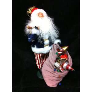  Byers Choice Carolers 2002 Patriotic Santa: Everything 