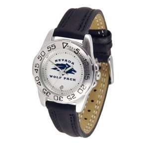  Nevada Wolf Pack NCAA Sport Ladies Watch (Leather Band 