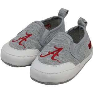  Alabama Crimson Tide Infant Ash Pre Walk Shoes