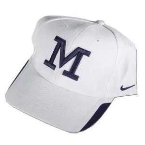 Nike Michigan Wolverines White Coaches Hat:  Sports 