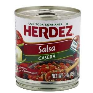 Herdez Mexican Salsa Casera, 7 oz. Grocery & Gourmet Food