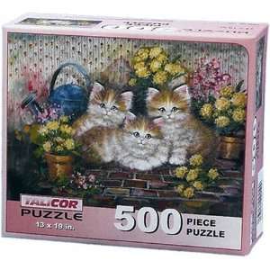  Talicor Sherwood Kitten Trio 500 Piece Jigsaw Puzzle Toys 