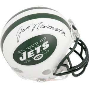  Joe Namath Autographed Mini Helmet  Details New York 