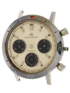 1970 TWO CHRONOGRAPH CASE BUCHERER & OMEGA SEA MASTER  