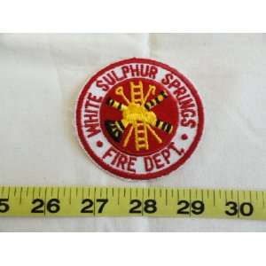  White Sulphur Springs Fire Department Patch Everything 