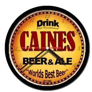  CAINES beer and ale cerveza wall clock: Everything Else