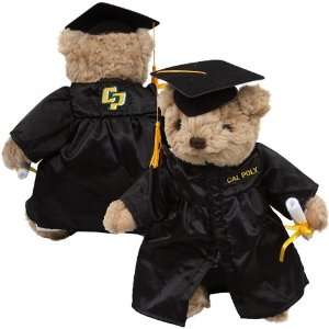  NCAA Cal Poly Mustangs Black Graduation Plush Bear Sports 