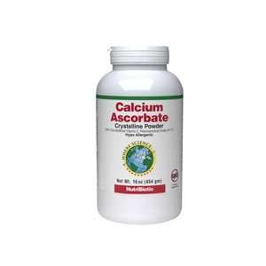  Calcium Ascorbate (Powder) by NutriBiotics: Health 