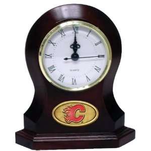  Calgary Flames Memory Company Desk Clock NHL Hockey Fan 