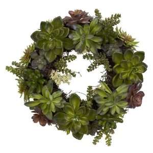  20 Succulent Wreath: Patio, Lawn & Garden