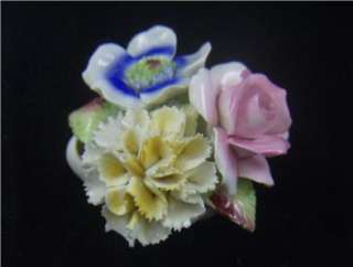 ROYAL STRATFORD Fine Bone China FLOWERS in SHELL BOWL  
