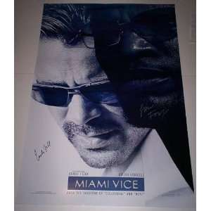  SIGNED MIAMI VICE MOVIE POSTER: Everything Else