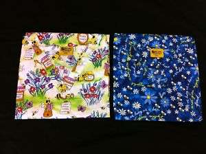 BUSY BEES  LOT OF 2 Printed Medical Scrub Tops 2XL  