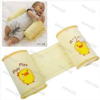 Baby Anti Roll Pillow Sleep Positioner Pale Yellow b13  