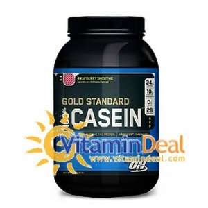  100% Casein Protein, Raspberry Smoothie, 2 lbs, From 