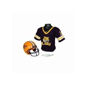  Franklin Louisiana State (LSU) Tigers Helmet and Jersey 