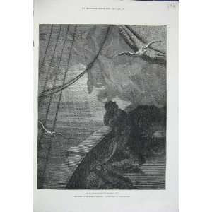  1876 Ancient Mariner Sailors Men Ship Deck Gustave Dore 