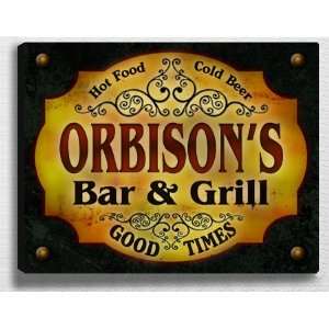  Orbisons Bar & Grill 14 x 11 Collectible Stretched 